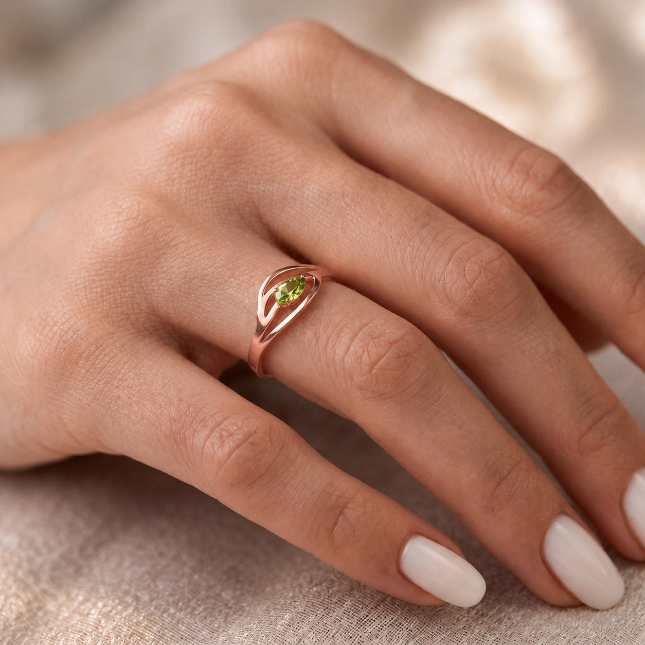 Rose Gold Peridot — Violante