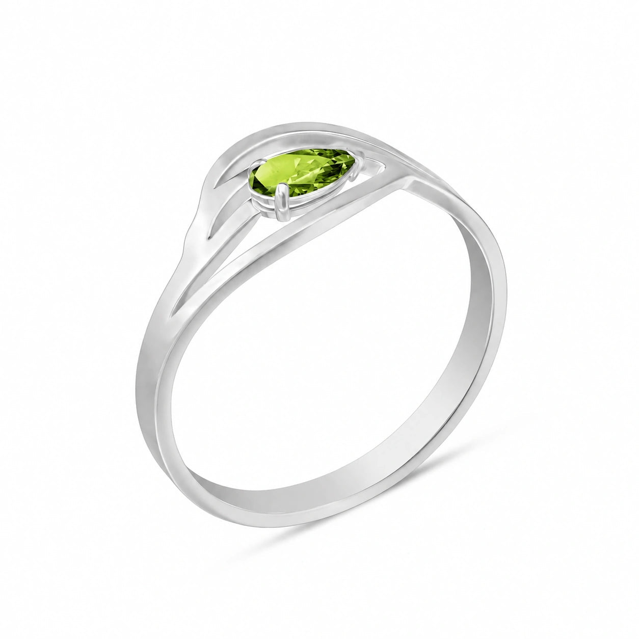 White Gold Peridot — Violante