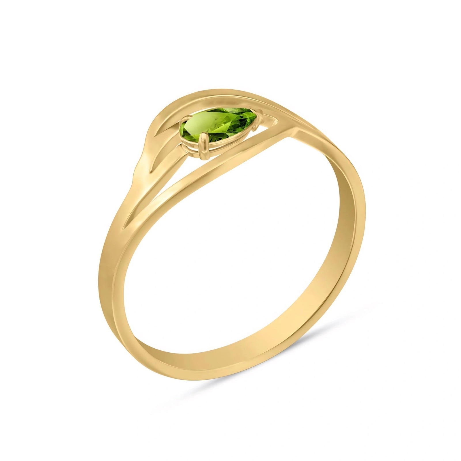 Yellow Gold Peridot — Violante