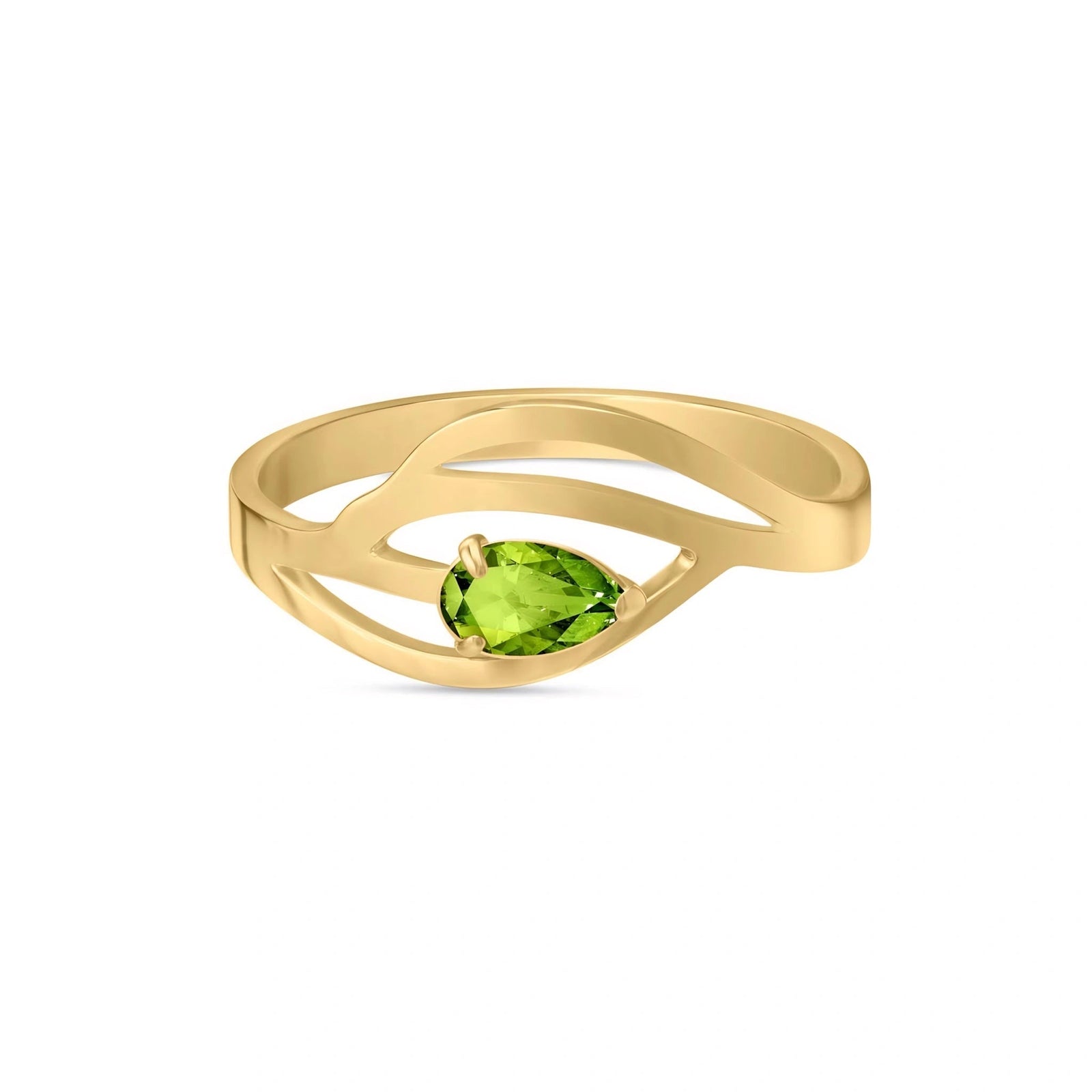 Yellow Gold Peridot — Violante