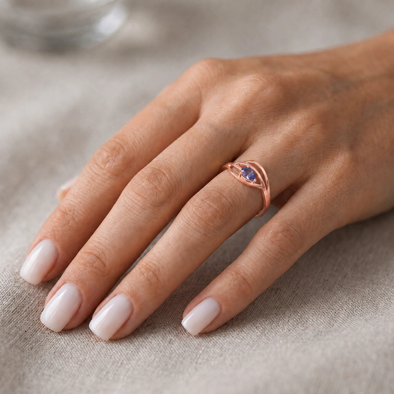 Rose Gold Tanzanite — Violante
