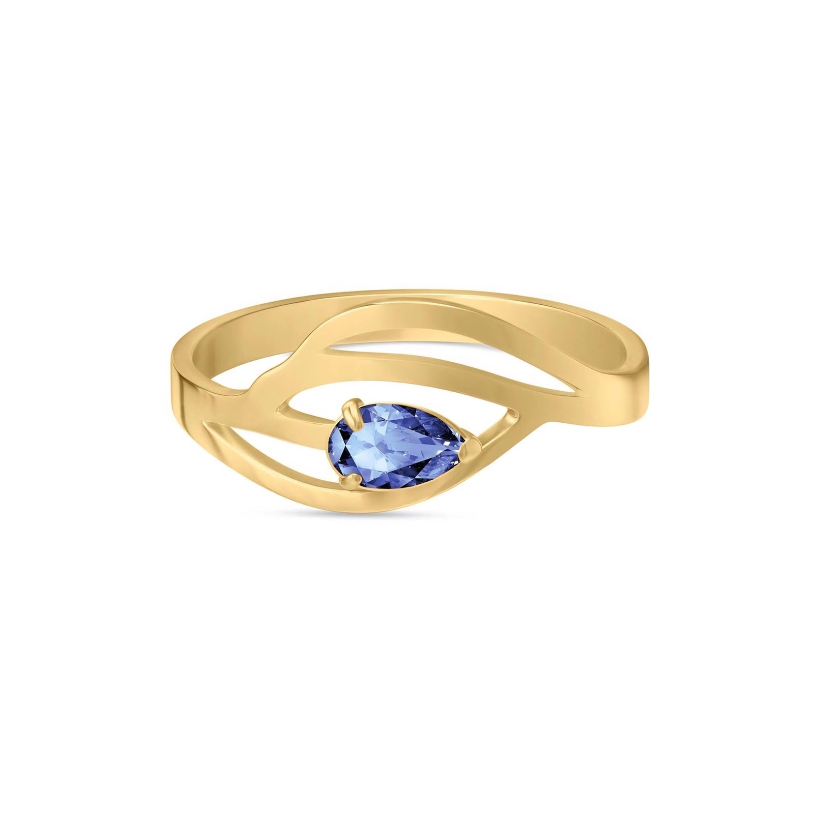Yellow Gold Tanzanite — Violante