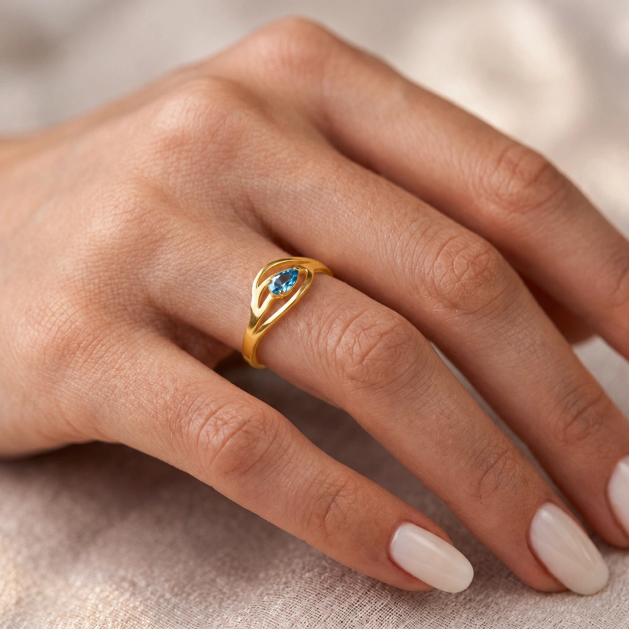 Yellow Gold Tanzanite — Violante