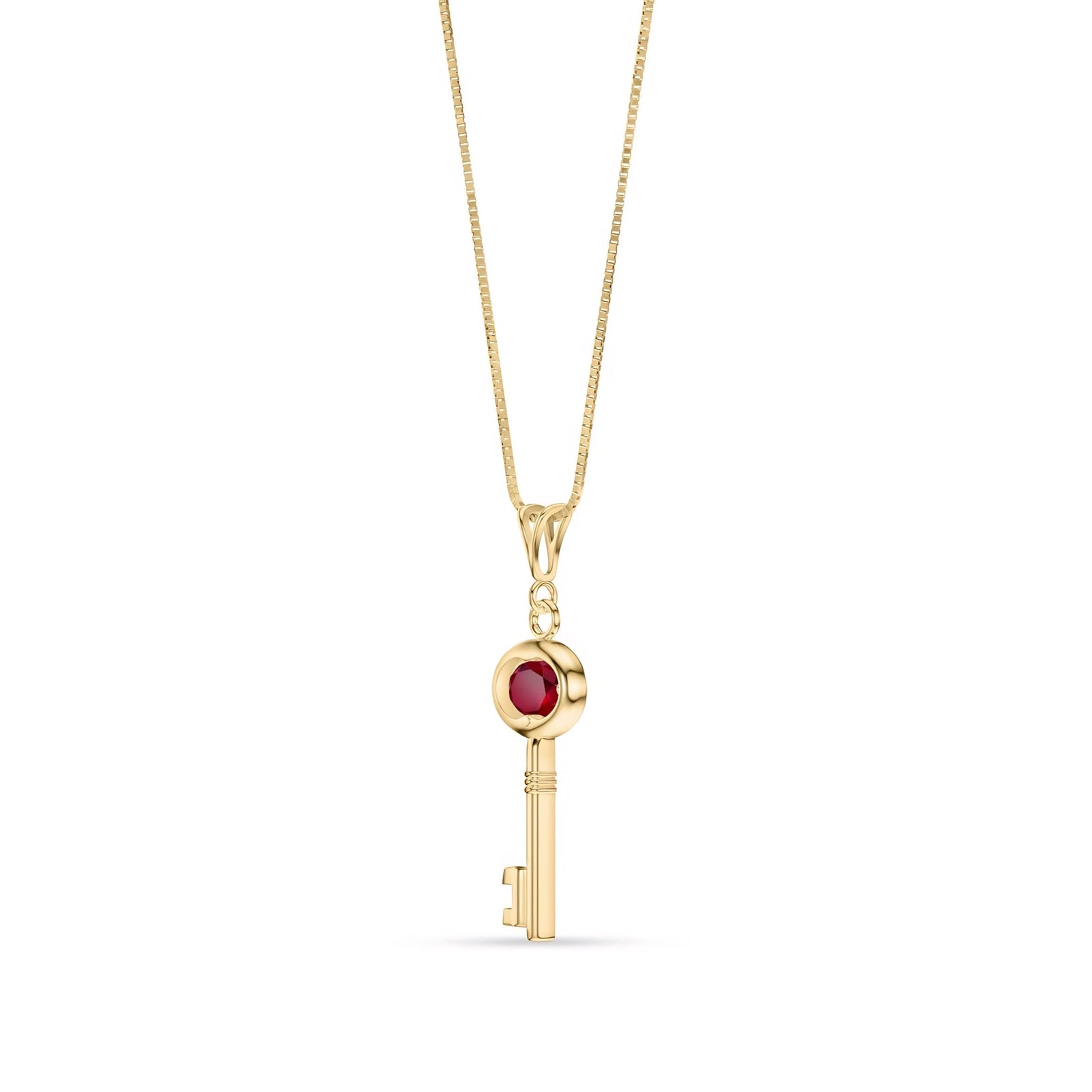 Yellow Gold Pendant Necklace Tanzanite 10K — Marcella