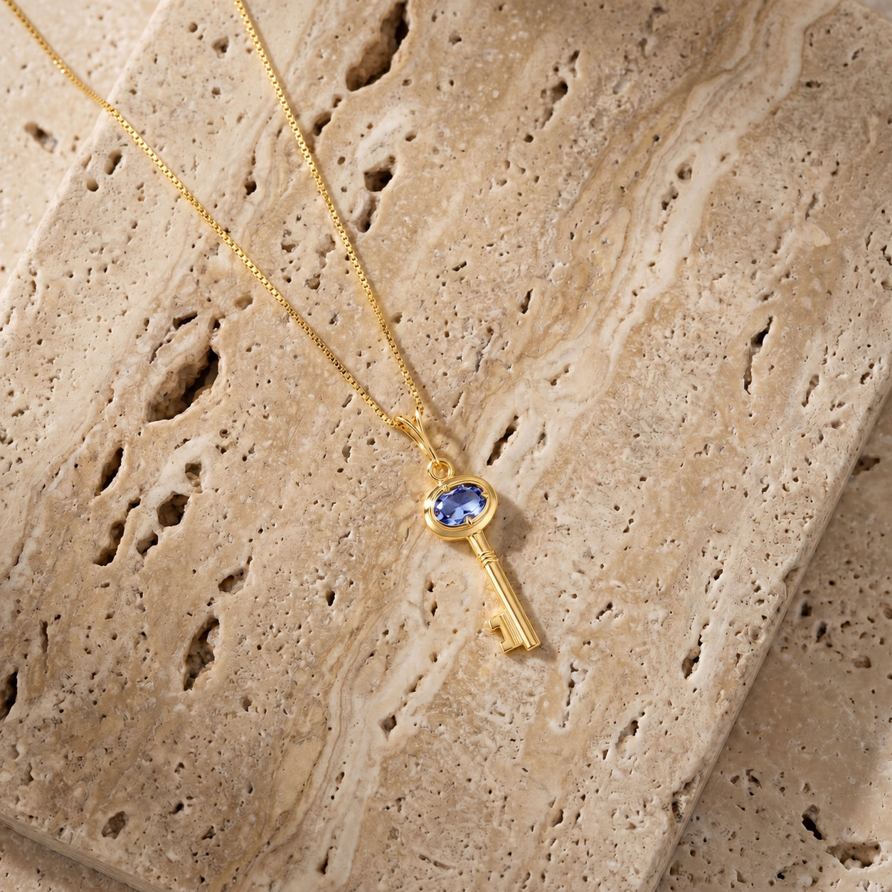 Yellow Gold Pendant Necklace Ruby 10K — Marcella