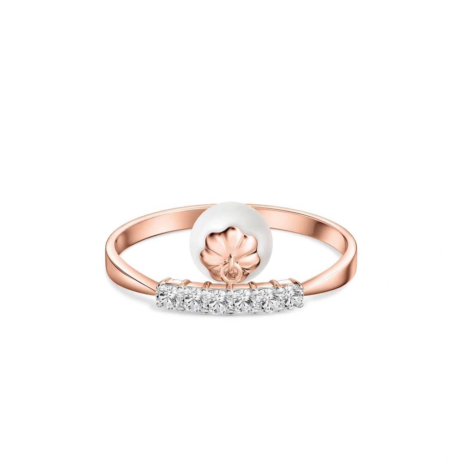 Rose Gold Pearl & Diamond — Vitalba
