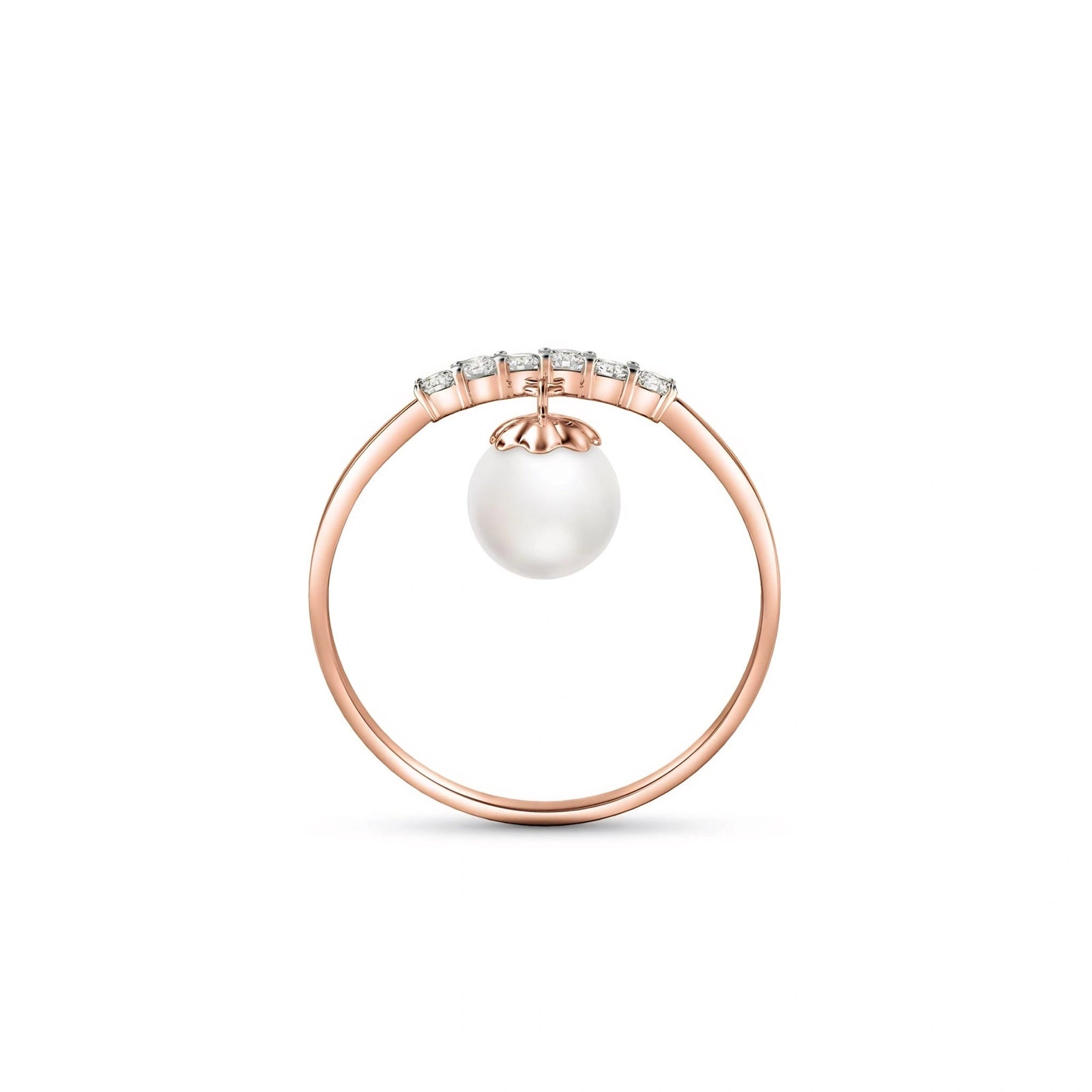 Rose Gold Pearl & Diamond — Vitalba