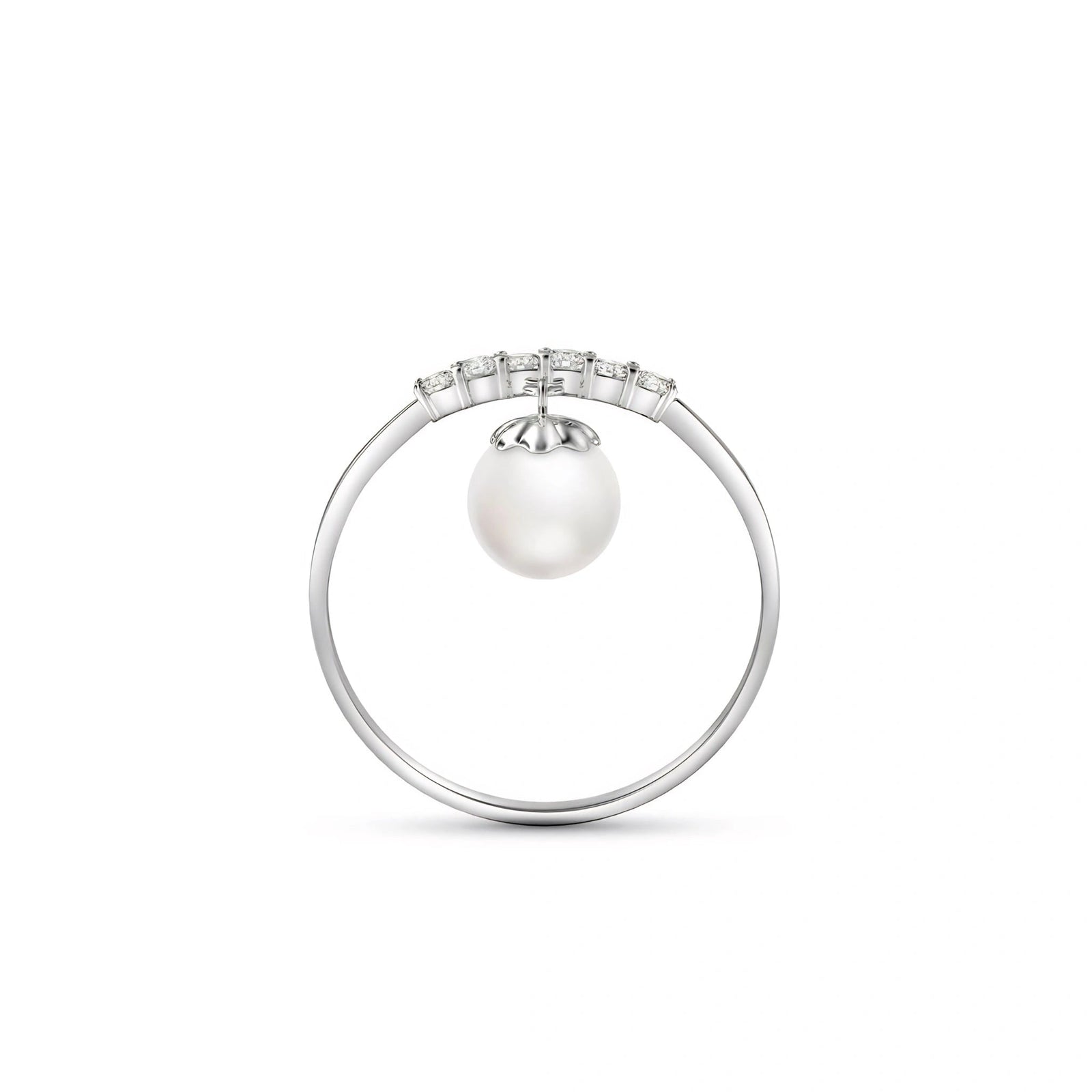 White Gold Pearl & Diamond — Vitalba