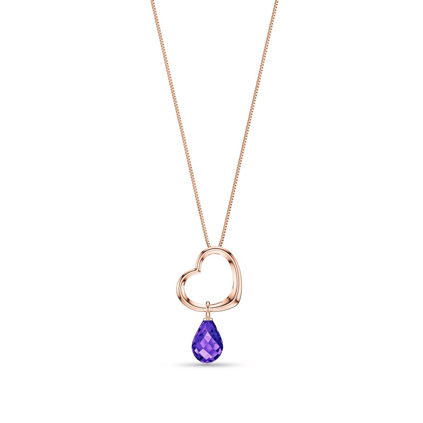 Rose Gold Celeste Pendant Necklace Pearl 10K — Giuseppa