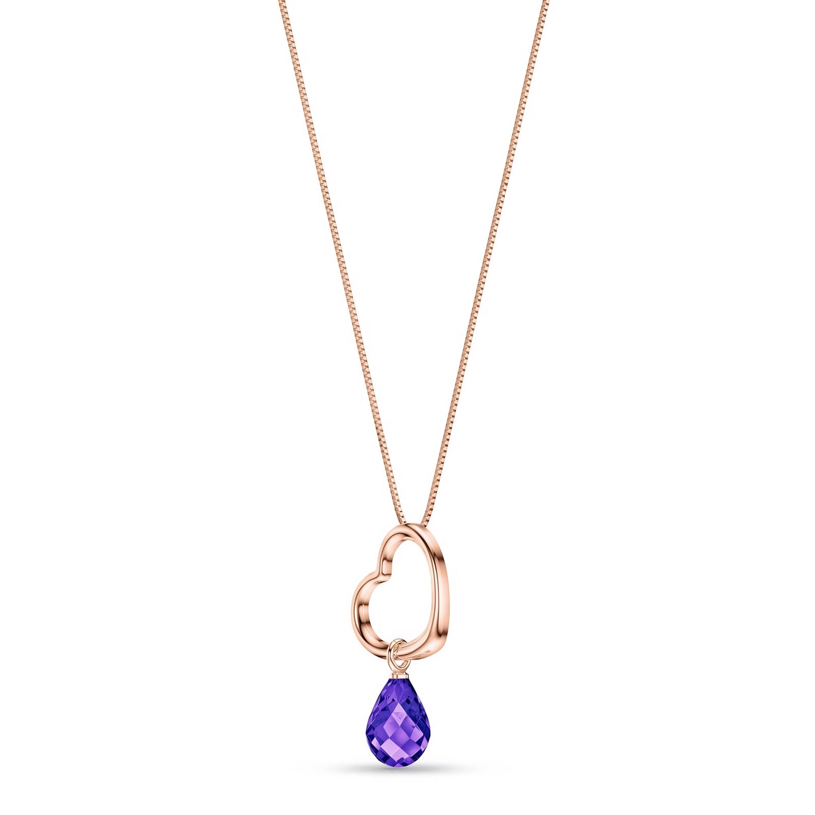 Rose Gold Celeste Pendant Necklace Pearl 10K — Giuseppa