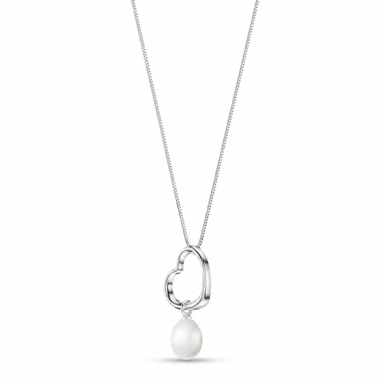 White Gold Celeste Pendant Necklace Green Amethyst 10K — Giuseppa
