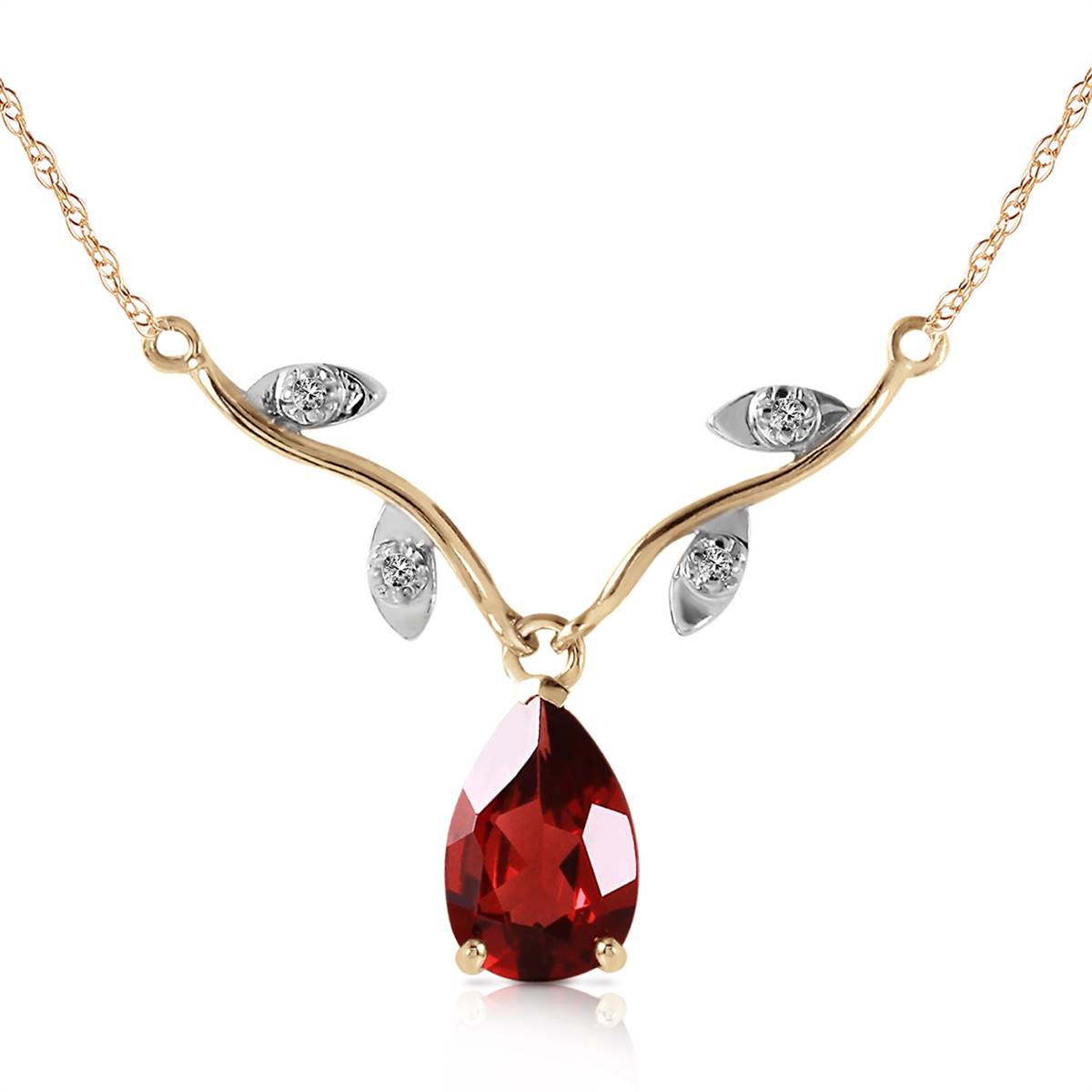 Yellow Gold Heat Necklace Peridot 10K — Serafina