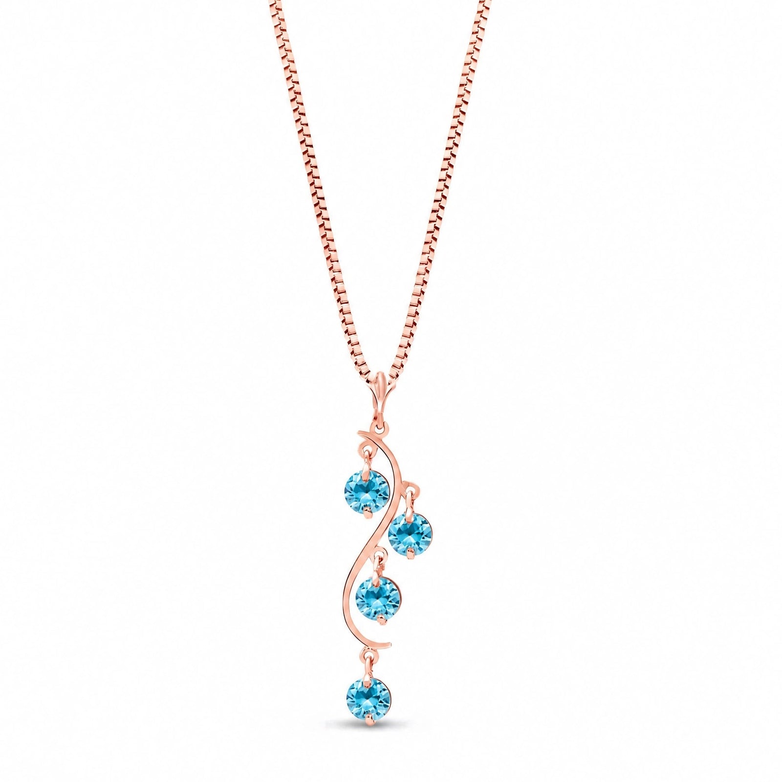 Rose Gold Aura Pendant Necklace Amethyst 10K — Nives