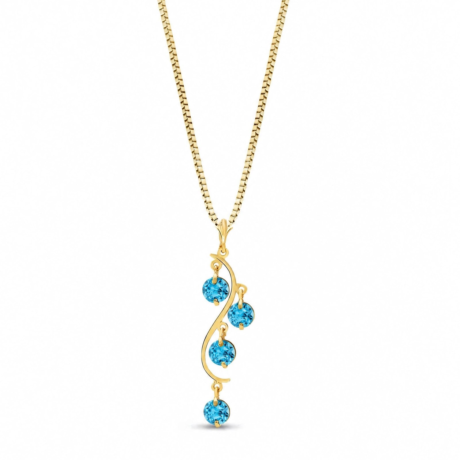 Yellow Gold Aura Pendant Necklace Amethyst 10K — Nives