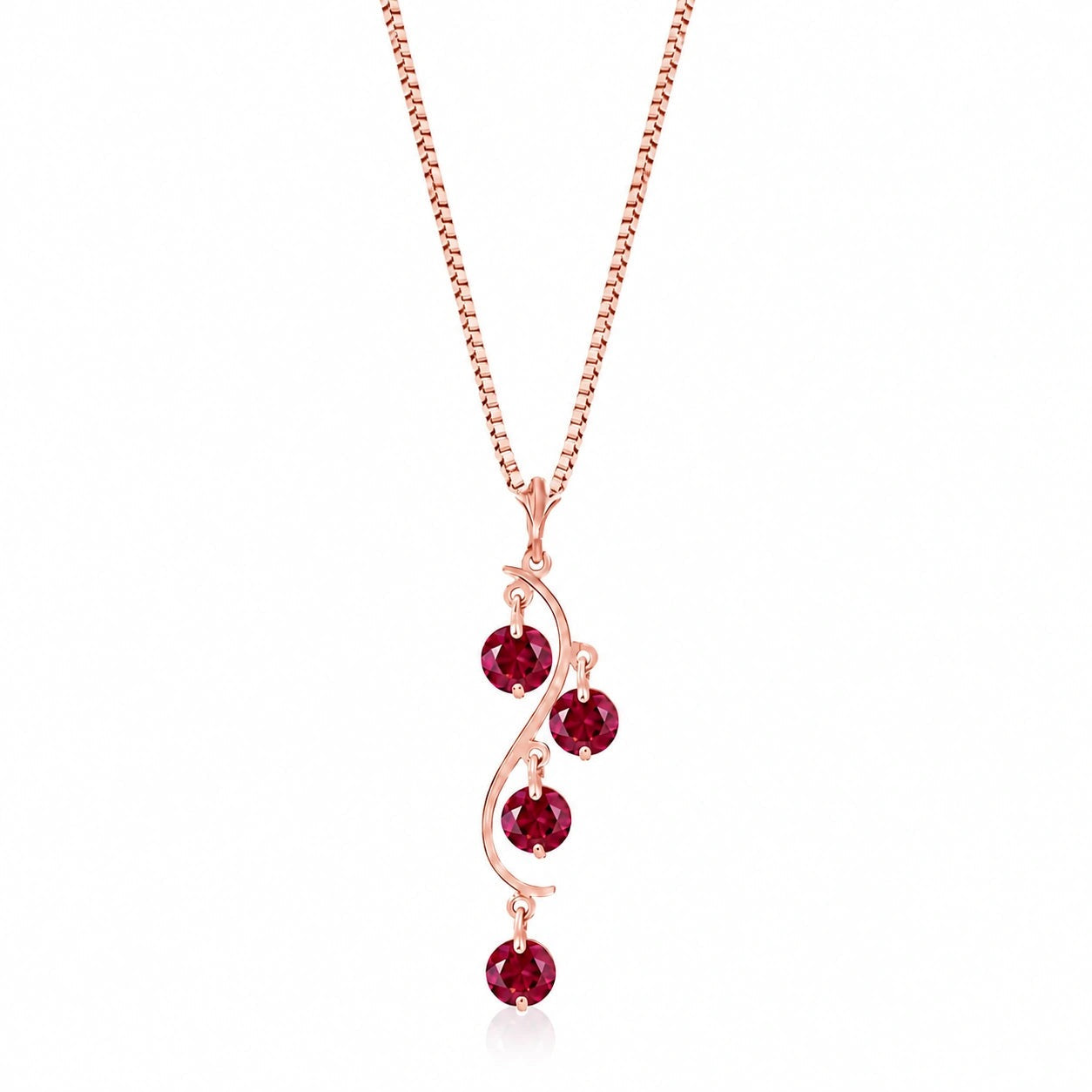 Rose Gold Aura Pendant Necklace Peridot 10K — Nives