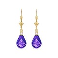 Yellow Gold Amethyst & Diamond — Zeffira