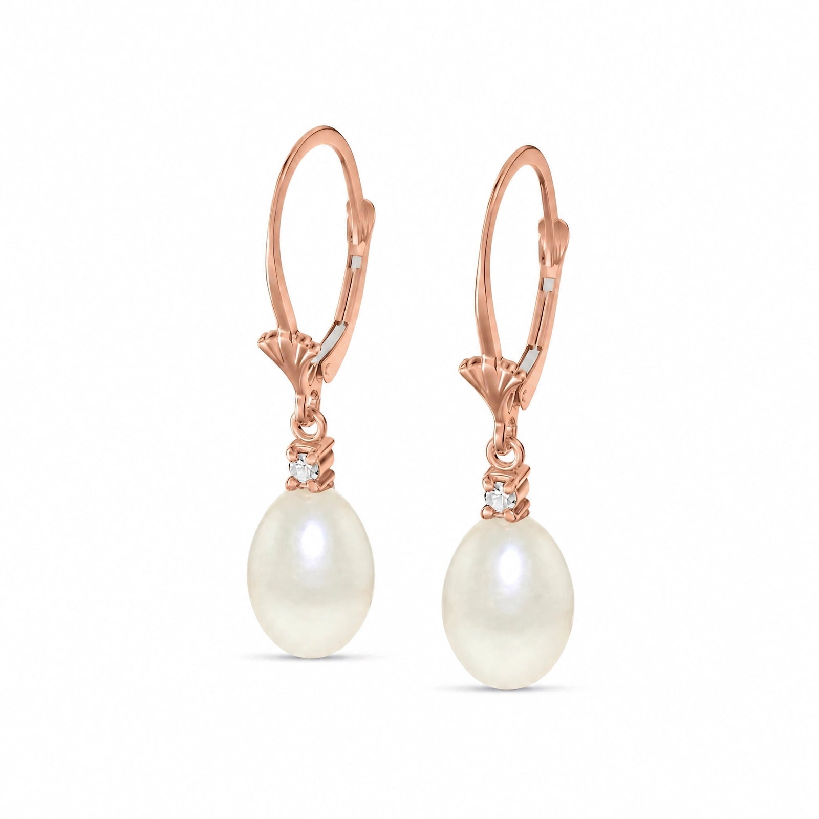 Rose Gold Pearl & Diamond — Zeffira