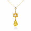Yellow Gold Diamond & Citrine — Zeffirina