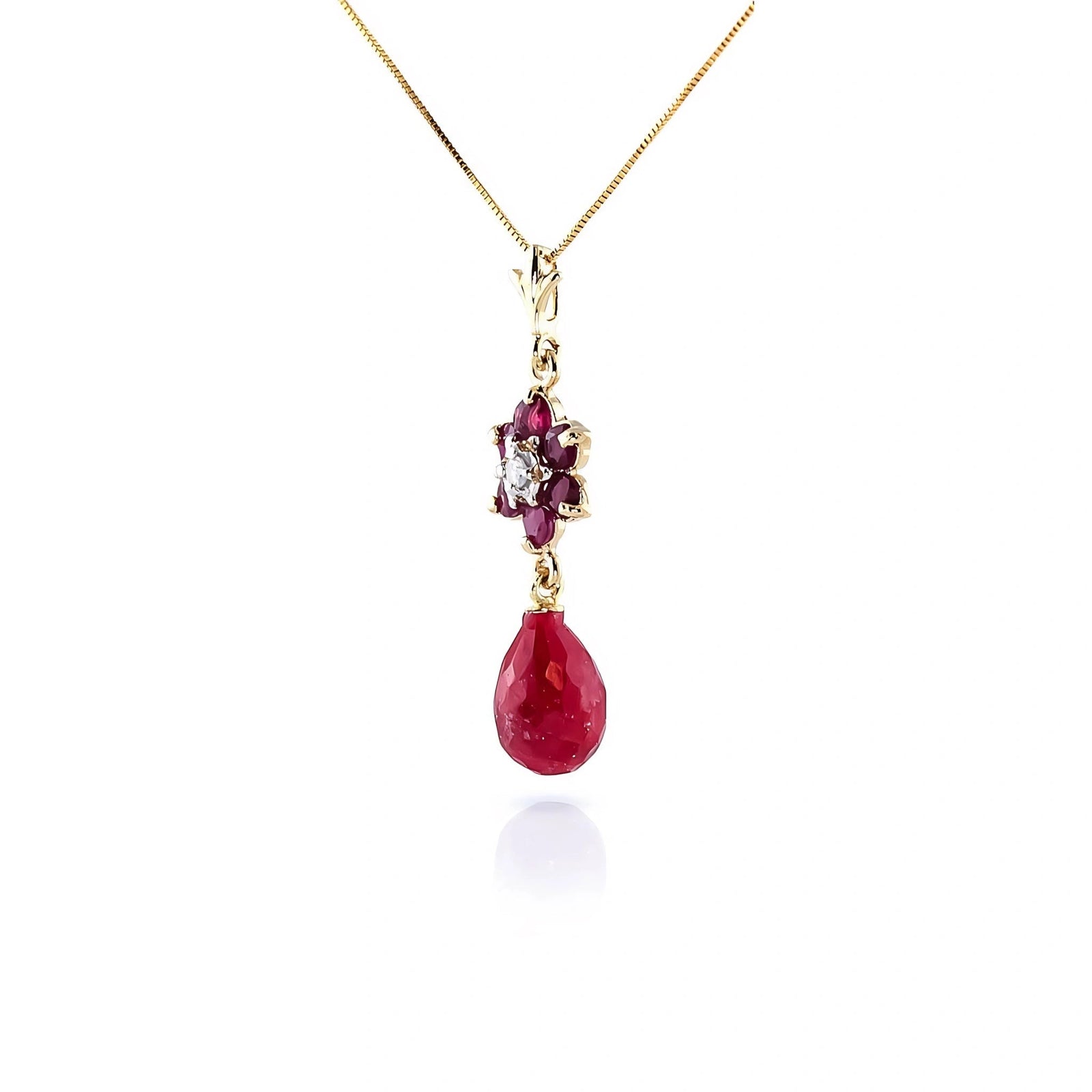 Yellow Gold Diamond & Ruby — Zeffirina