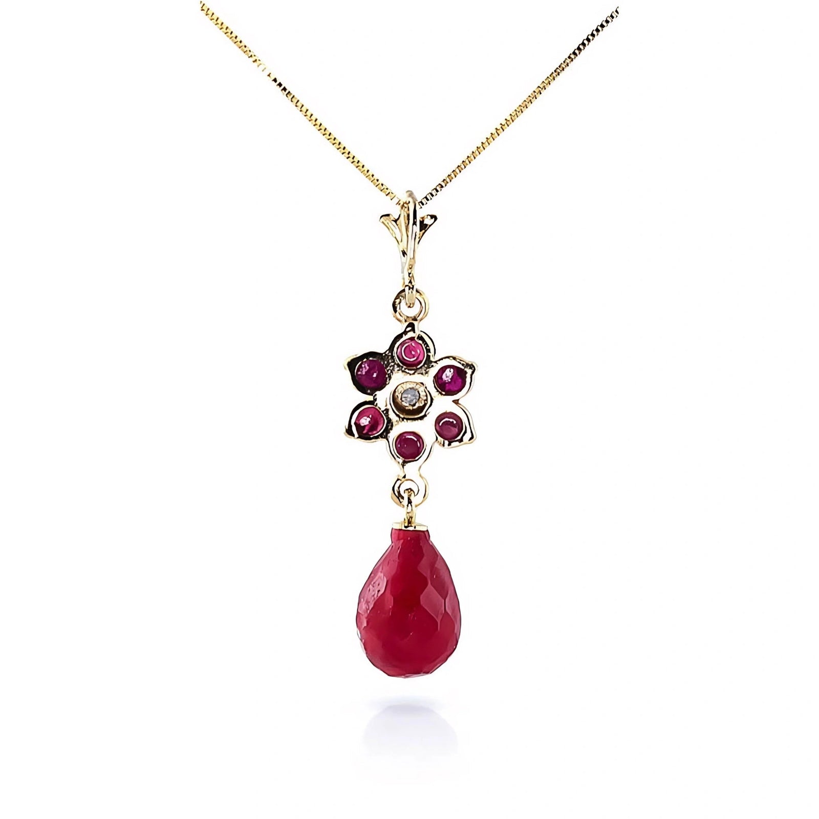 Yellow Gold Diamond & Ruby — Zeffirina