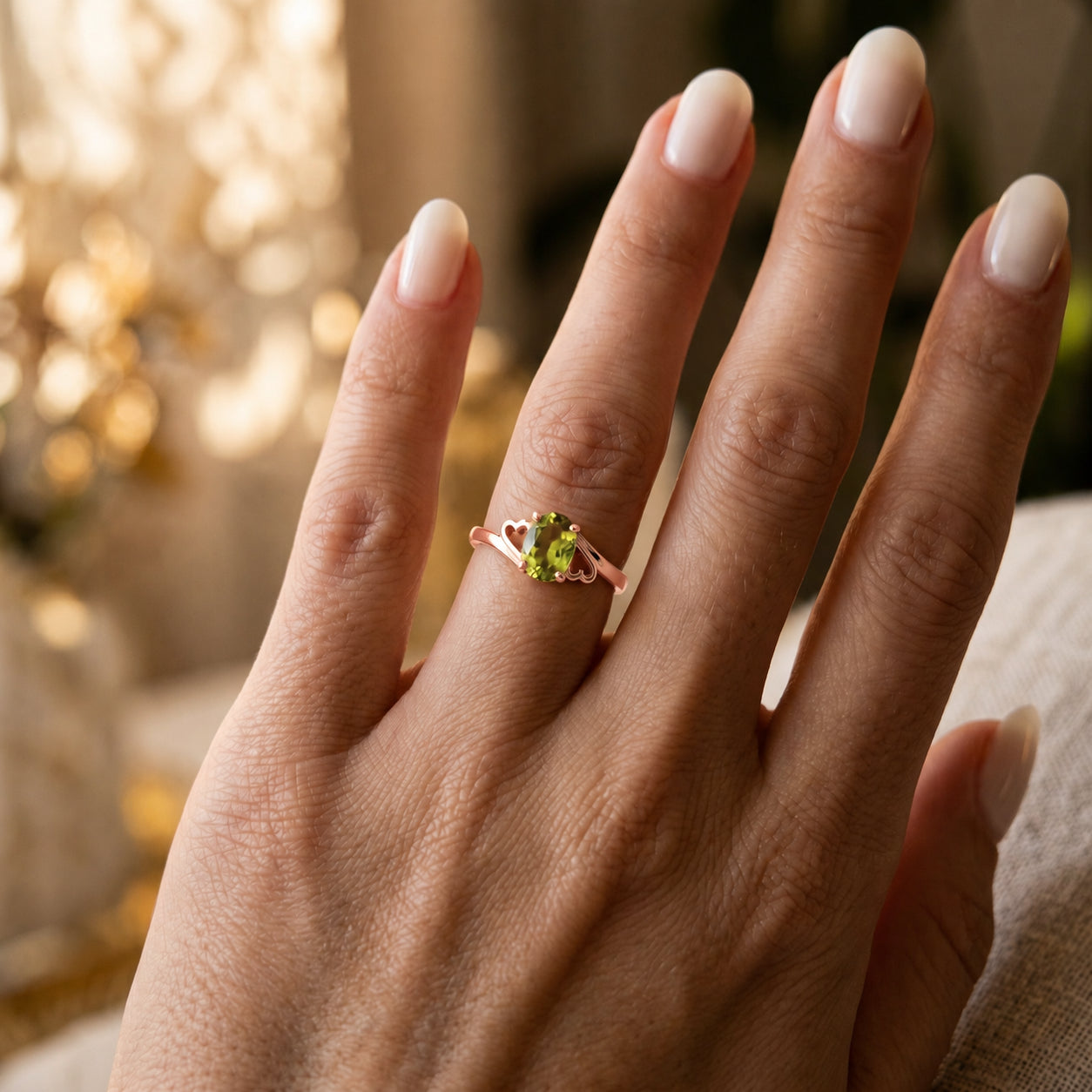 Rose Gold Classic Ring Sapphire 10K — Altea