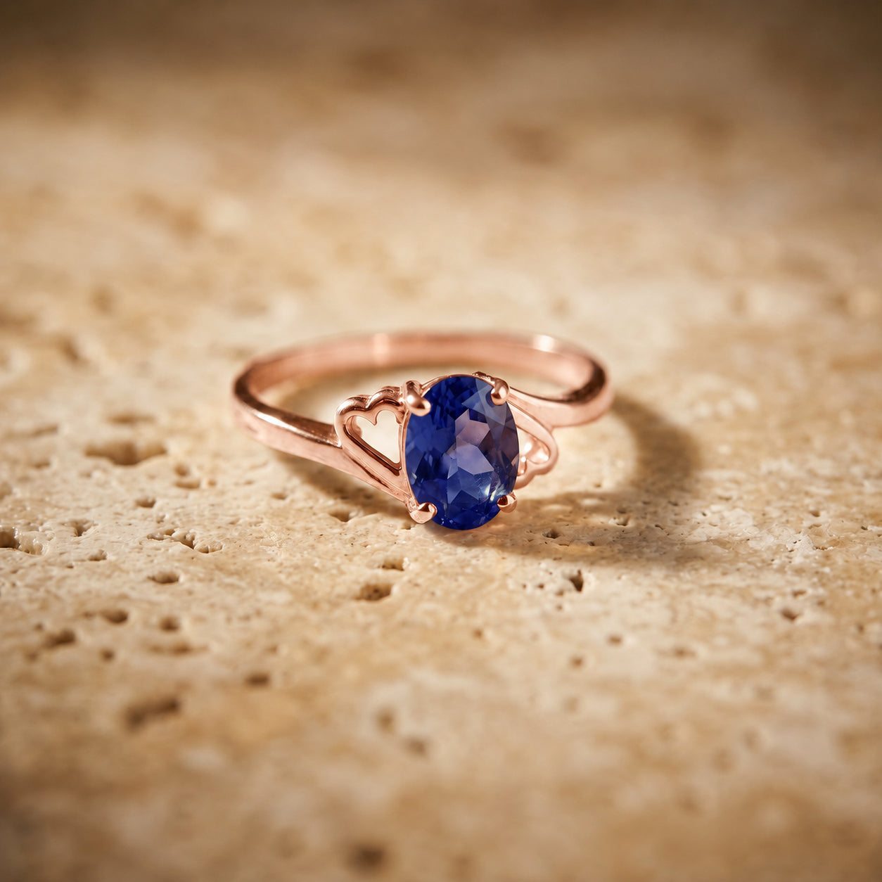 Rose Gold Classic Ring Opal 10K — Altea