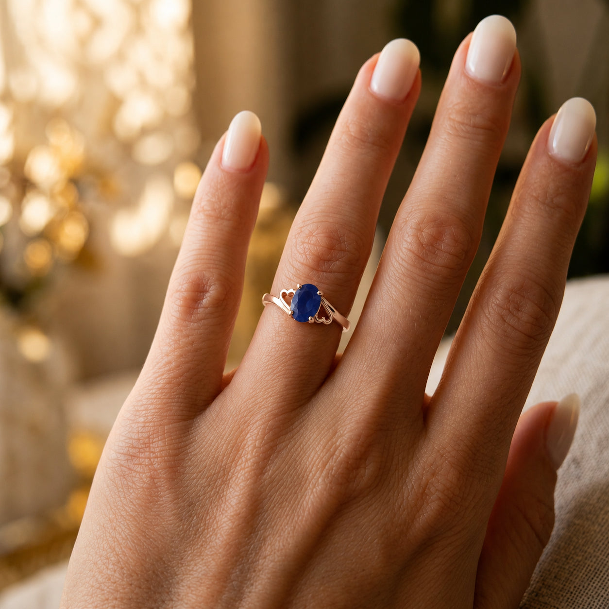 Rose Gold Classic Ring Opal 10K — Altea