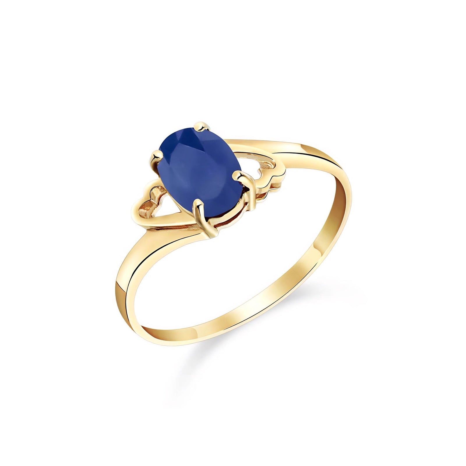 Yellow Gold Classic Ring Opal 10K — Altea