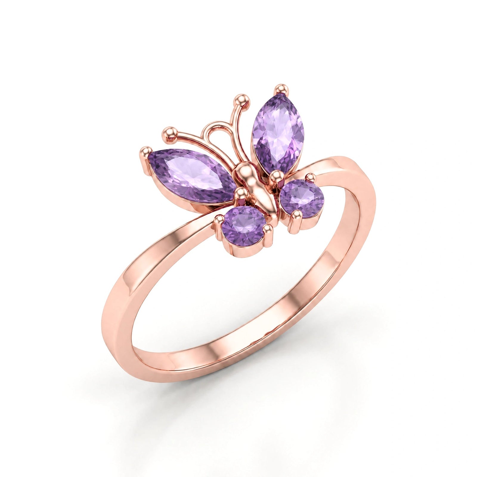Rose Gold Amethyst — Zenaide
