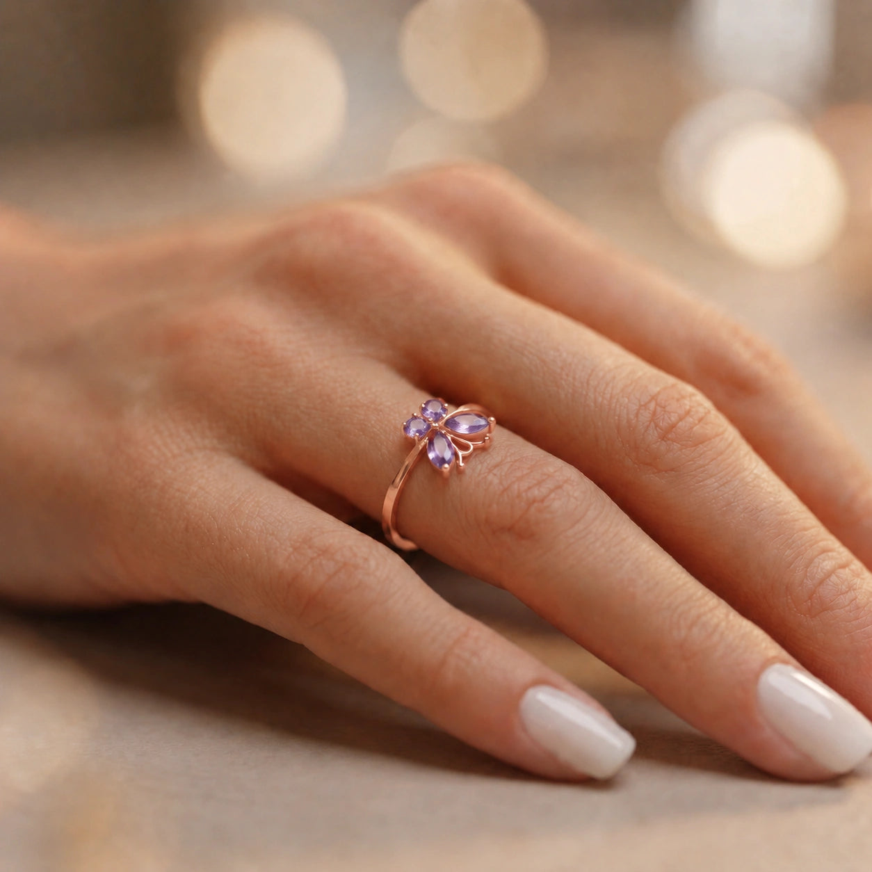 Rose Gold Amethyst — Zenaide
