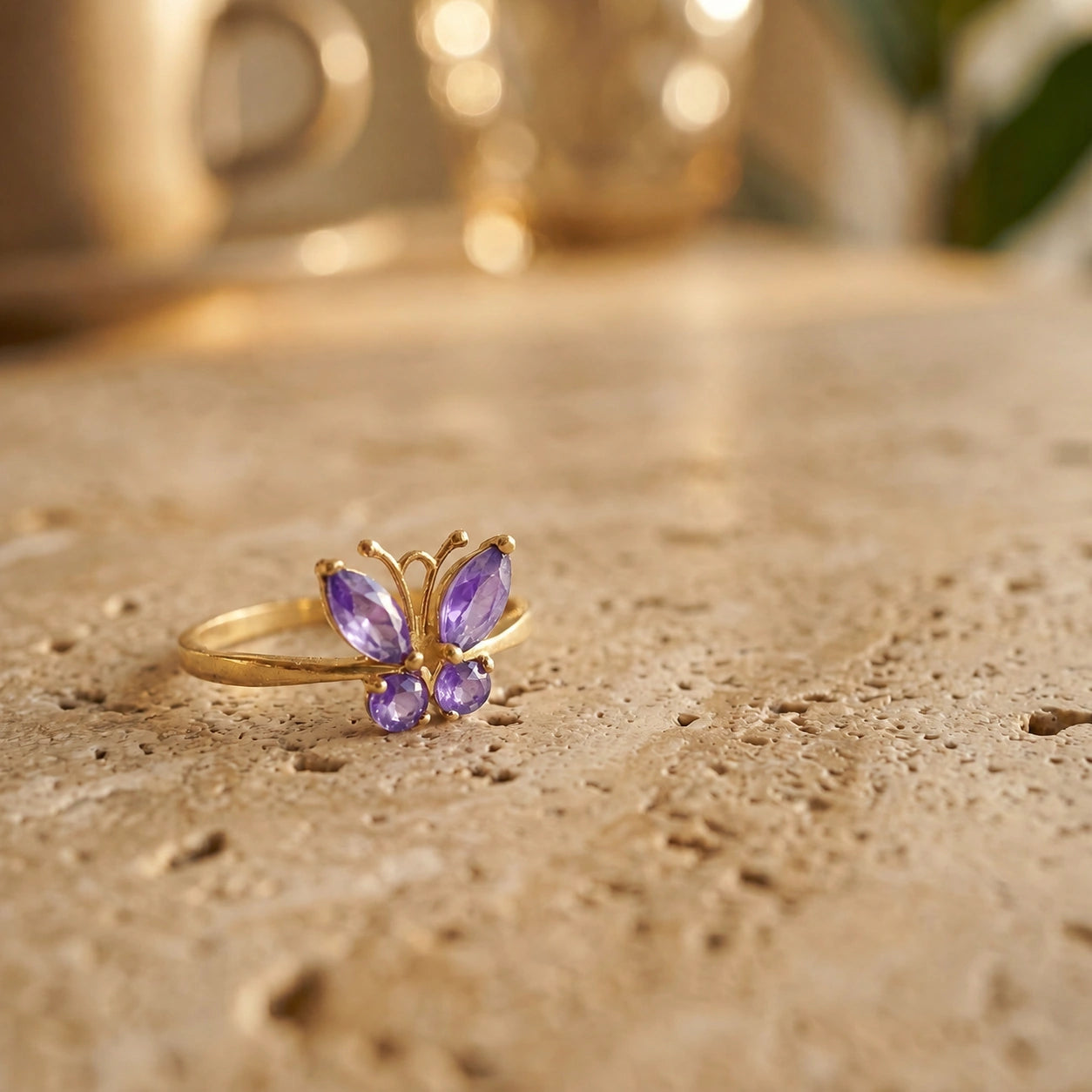 Yellow Gold Amethyst — Zenaide