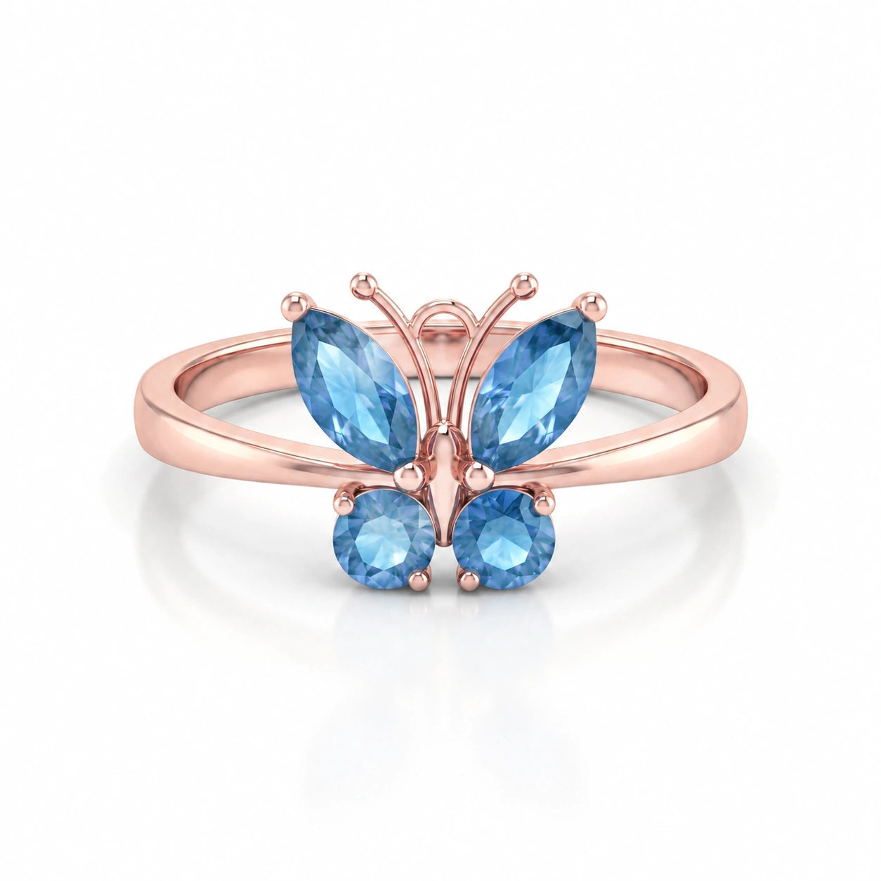 Rose Gold Blue Topaz — Zenaide