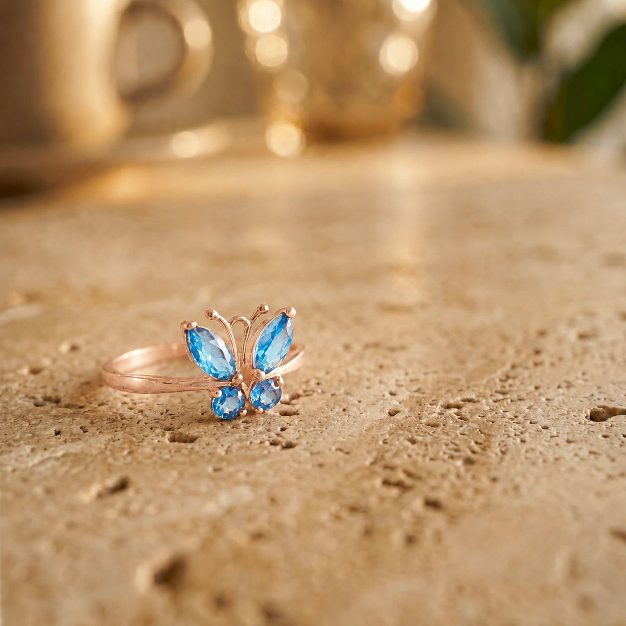 Rose Gold Blue Topaz — Zenaide