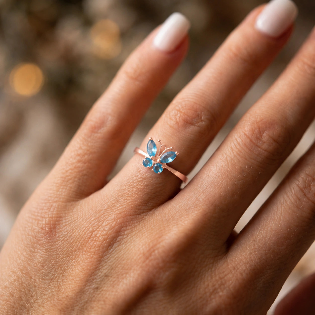 Rose Gold Blue Topaz — Zenaide