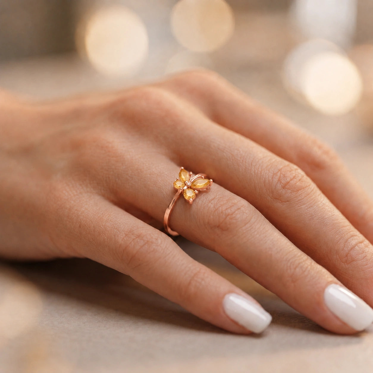 Rose Gold Citrine — Zenaide
