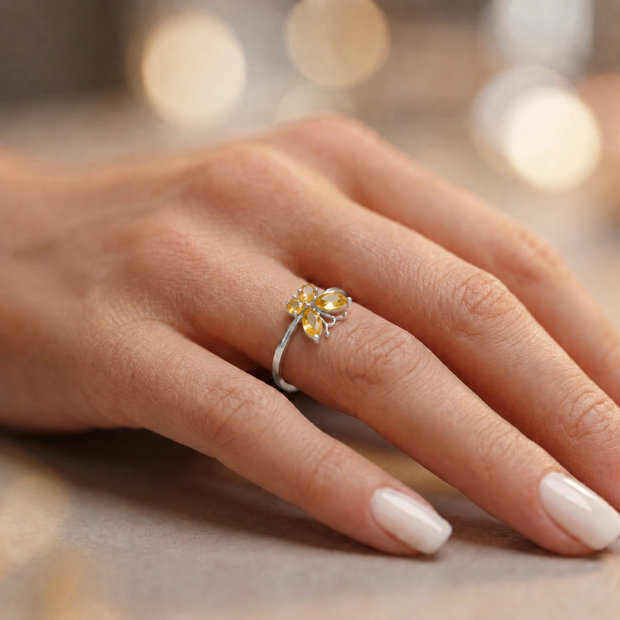 White Gold Citrine — Zenaide