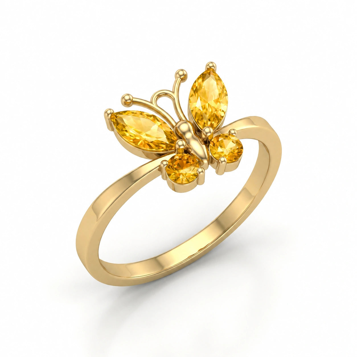 Yellow Gold Citrine — Zenaide