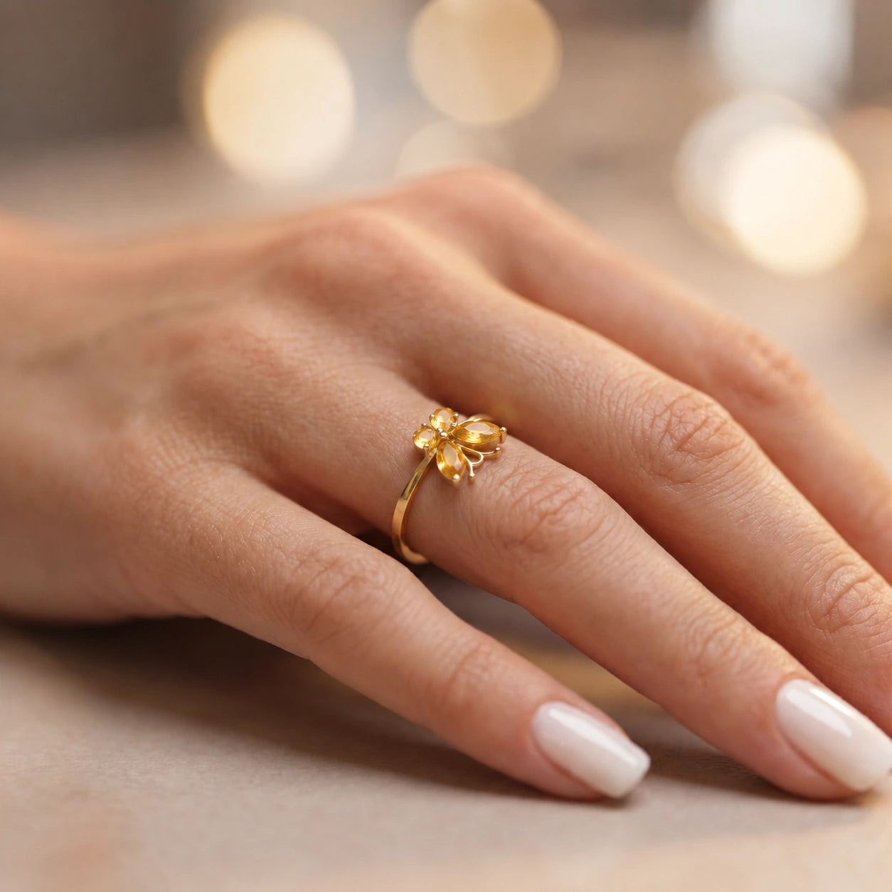 Yellow Gold Citrine — Zenaide