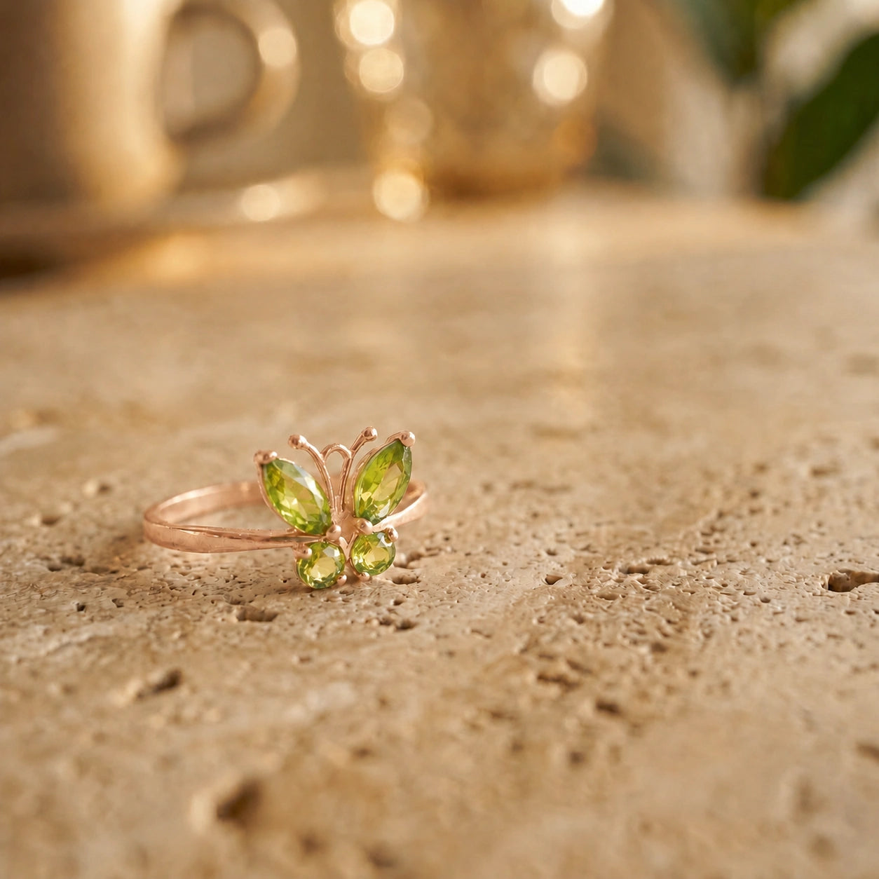 Rose Gold Peridot — Zenaide