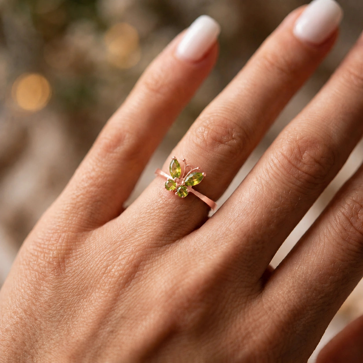 Rose Gold Peridot — Zenaide