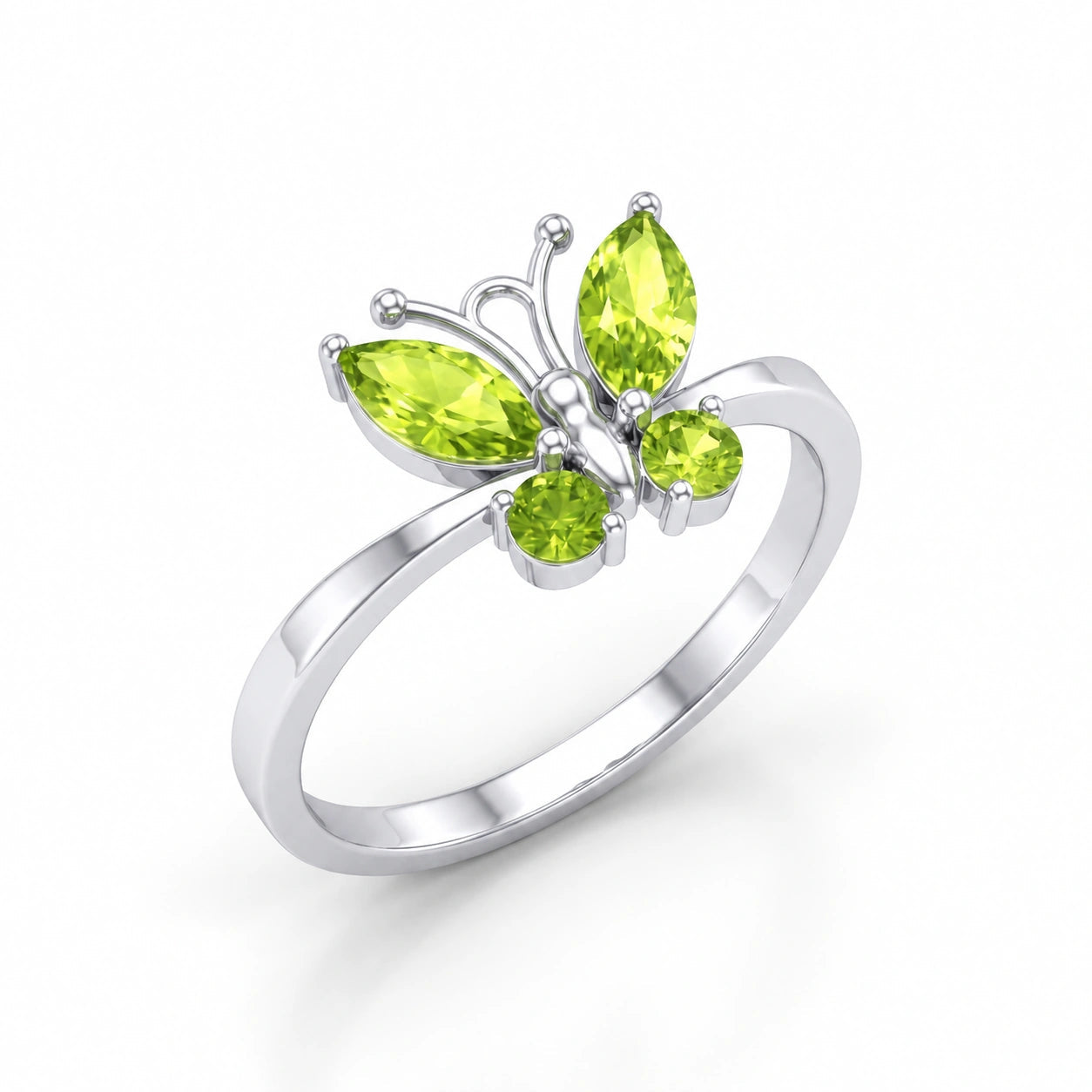 White Gold Peridot — Zenaide