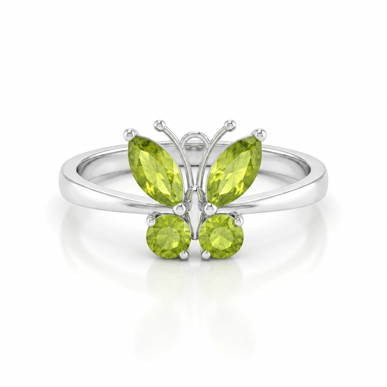 White Gold Peridot — Zenaide