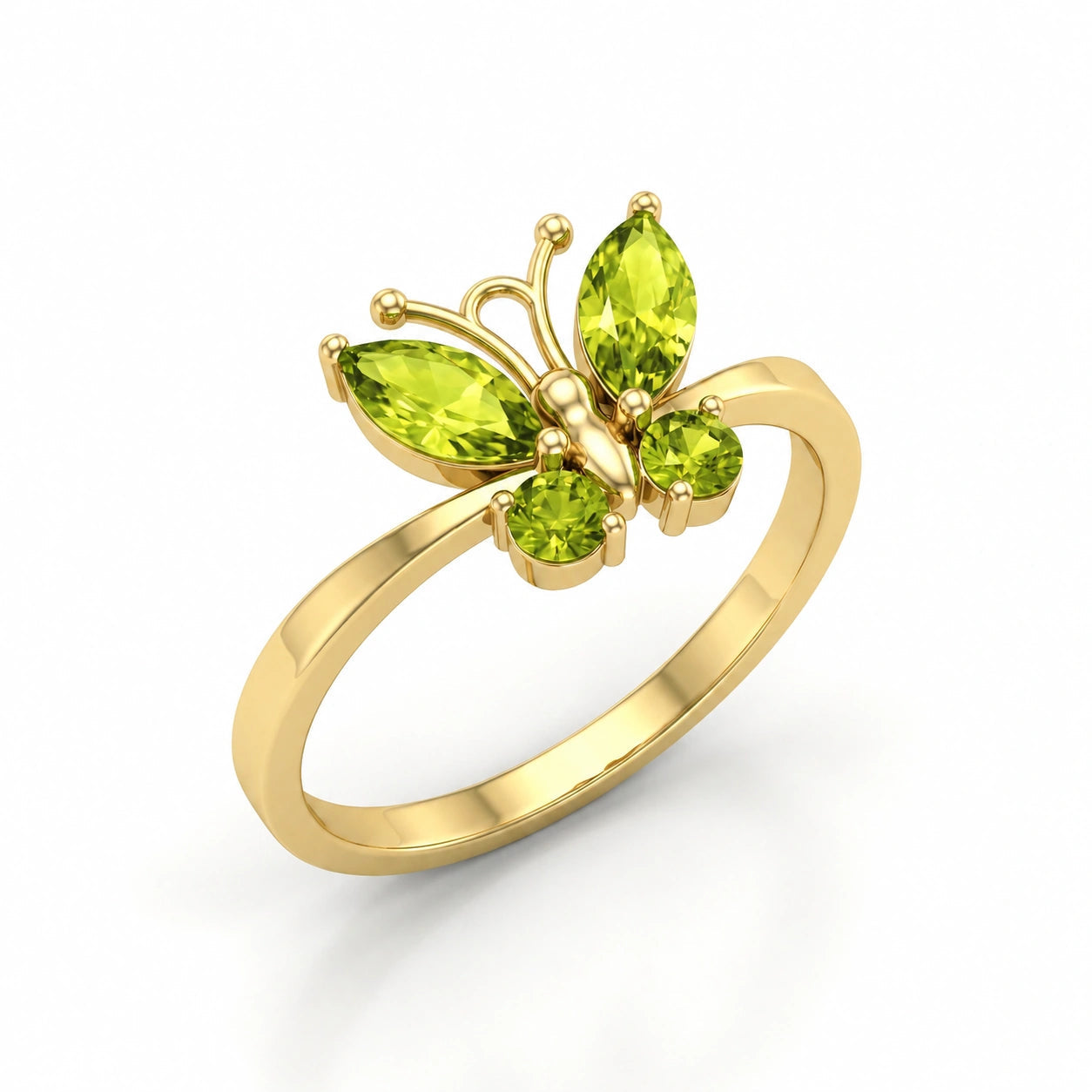 Yellow Gold Peridot — Zenaide