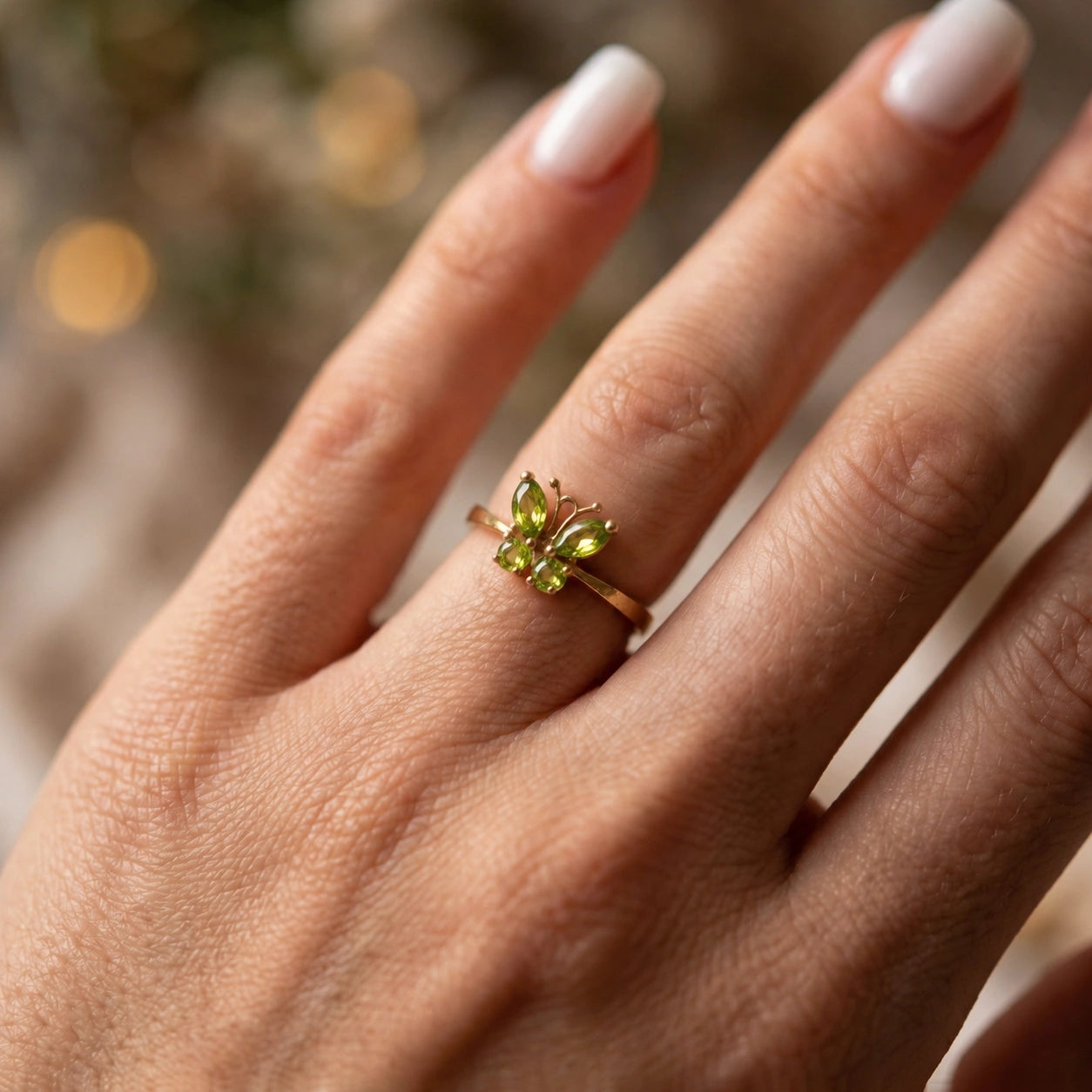 Yellow Gold Peridot — Zenaide