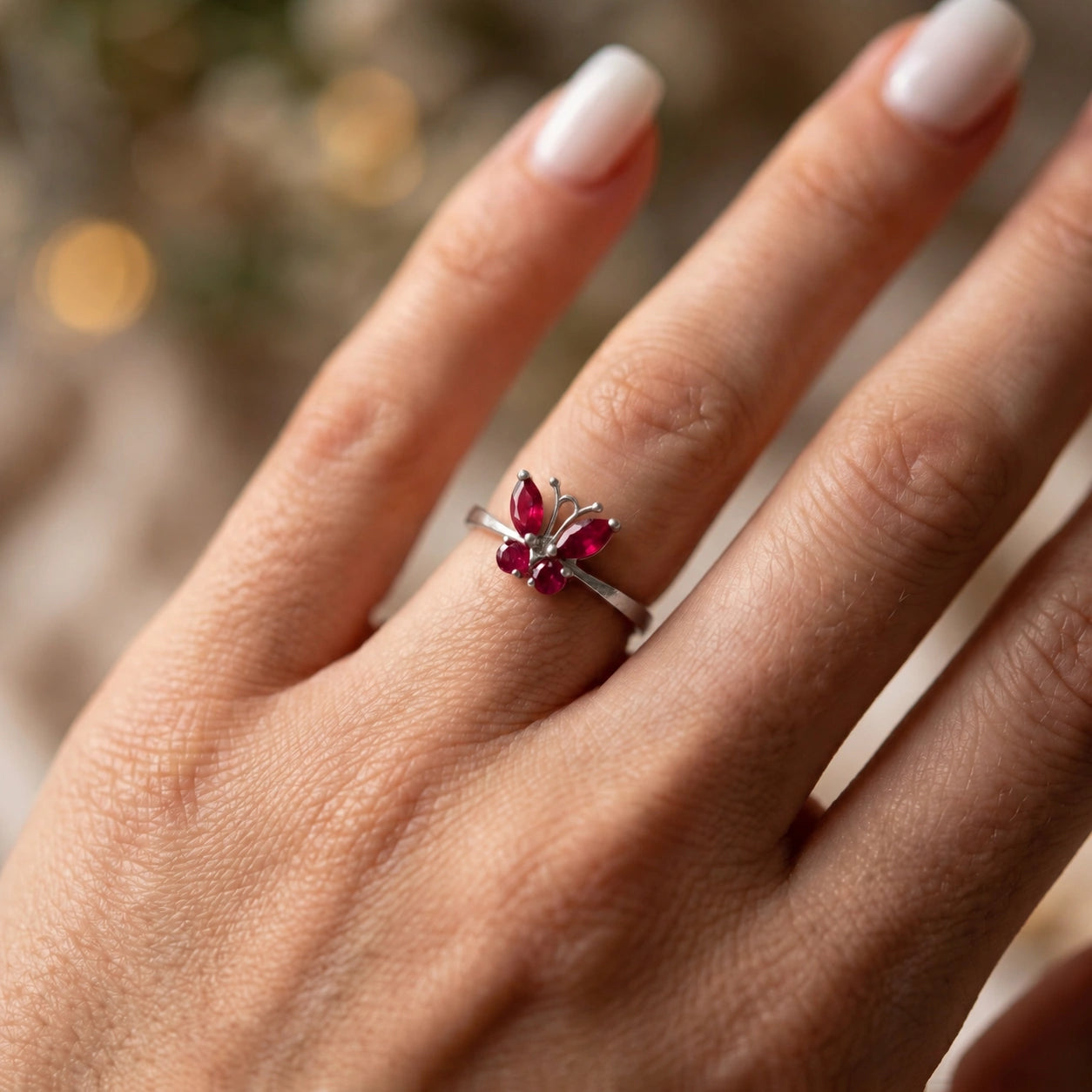 White Gold Ruby — Zenaide