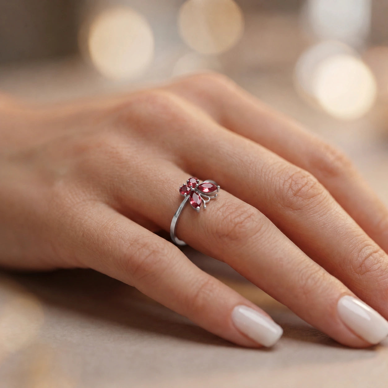 White Gold Ruby — Zenaide