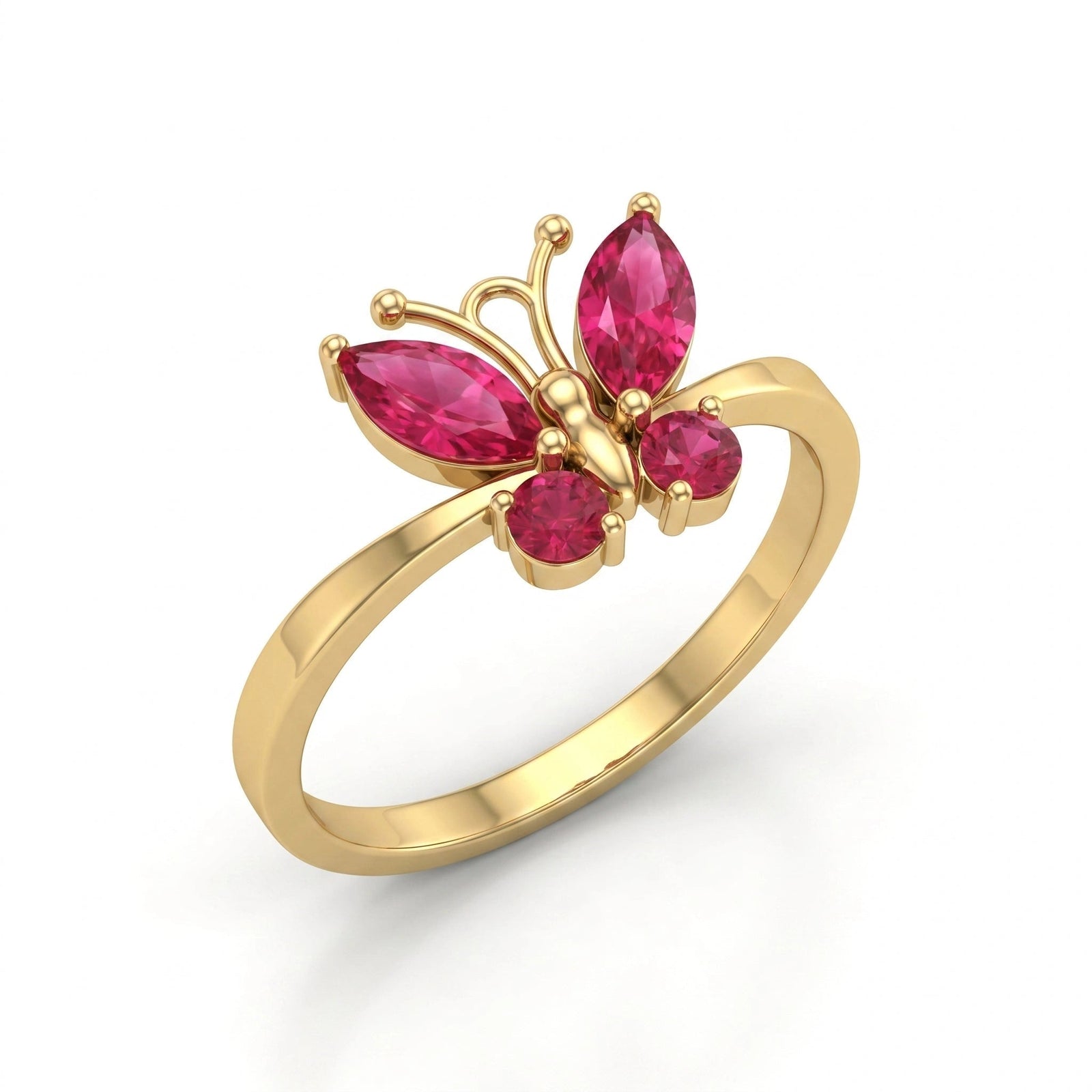 Yellow Gold Ruby — Zenaide