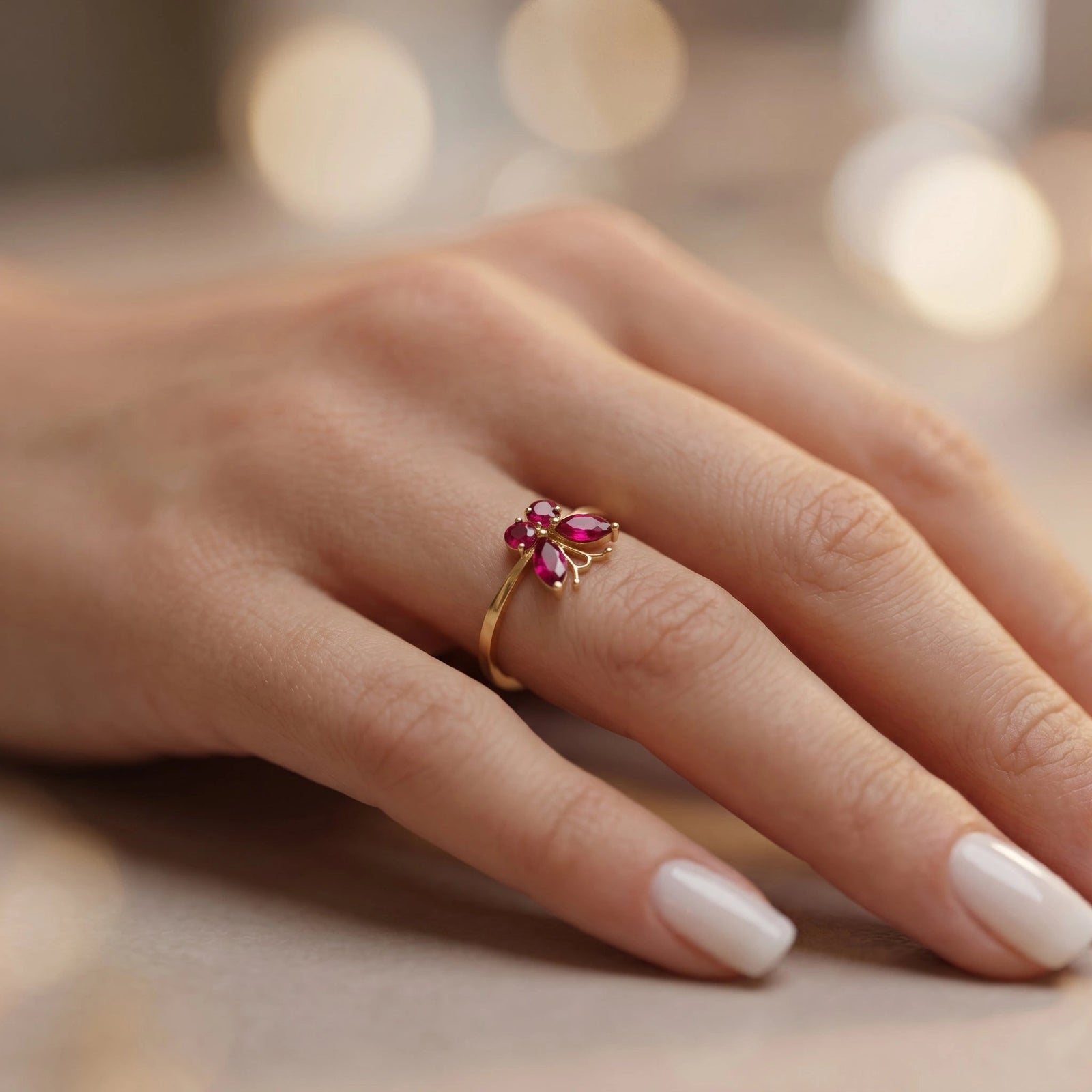 Yellow Gold Ruby — Zenaide