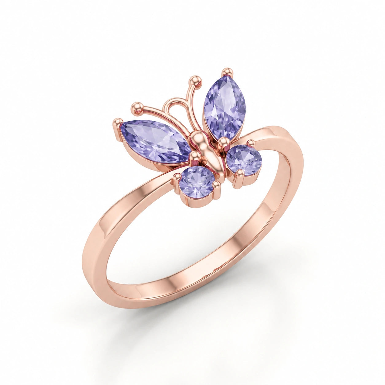 Rose Gold Tanzanite — Zenaide