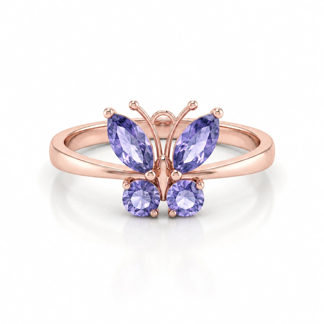 Rose Gold Tanzanite — Zenaide